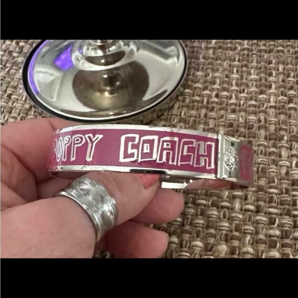 Coach Poppy Fuchsia Bracelet